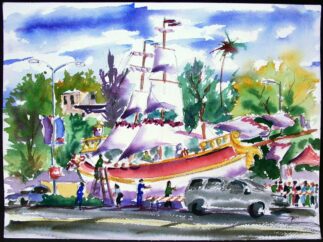 Rose Boat Parade Float