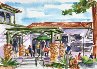 Altadena Senior Center Watercolor